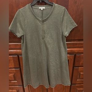 ZSupply Hunter green dress w/ zipper